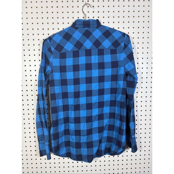 J.Crew Plaid button down shirt size 0 - Picture 2 of 7